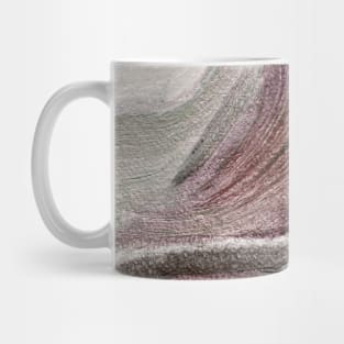 Purple Green Gray Abstract Art Mug